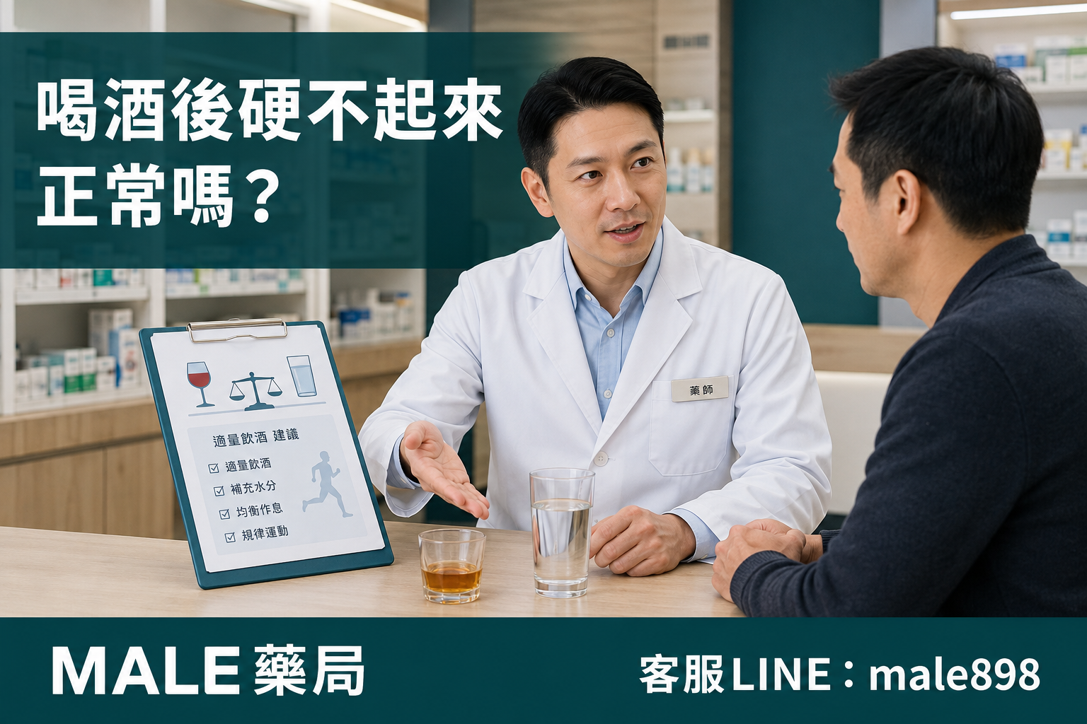 喝酒後硬不起來正常嗎？酒精對勃起與持久力的影響