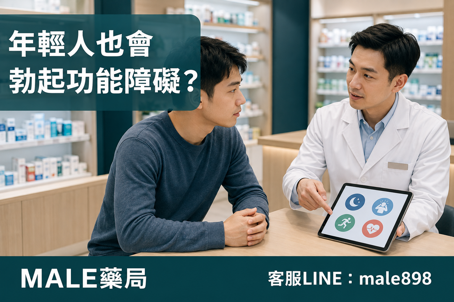 年輕人也會勃起功能障礙？常見原因與就醫時機